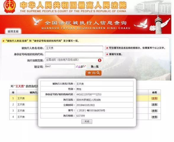 被执行人名单查询，了解流程与重要性
