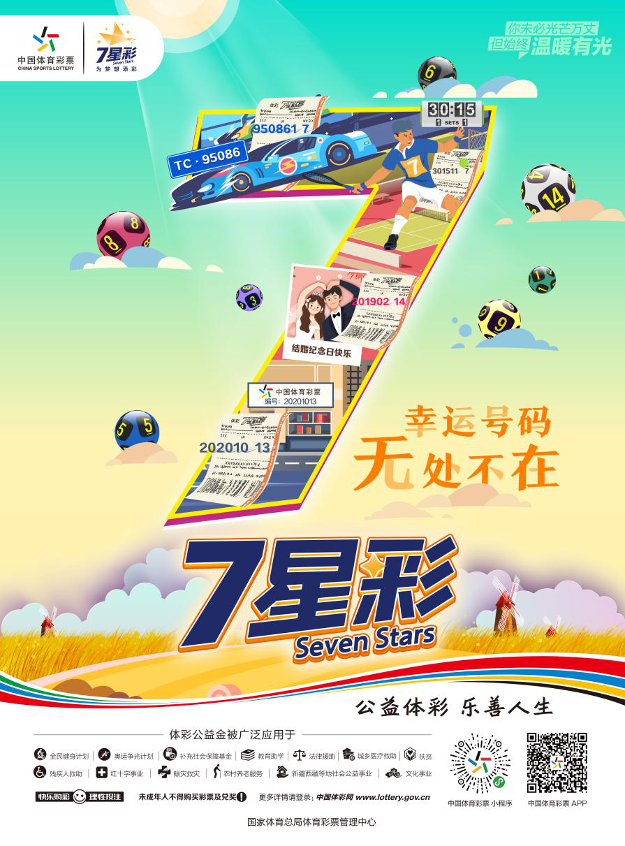 中国七星彩1928期，梦想与希望的光芒