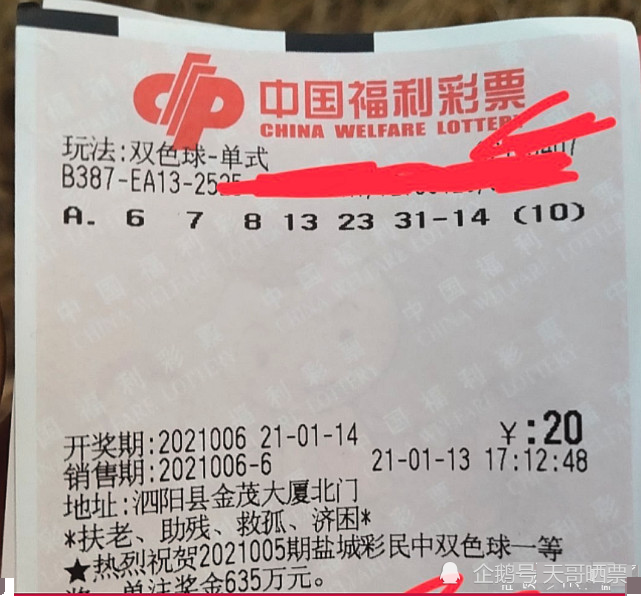 揭秘福利双色球开奖结果，2021年福利双色球第6期开奖揭晓
